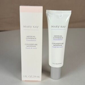 NEW Mary Kay IVORY 104 Medium Coverage Foundation 1 fl oz NOS Gray Cap